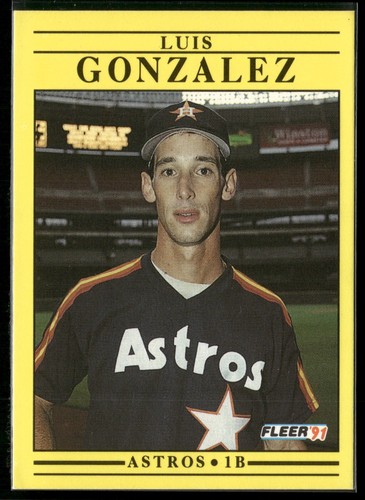 Luis Gonzalez #507 1991 Fleer card