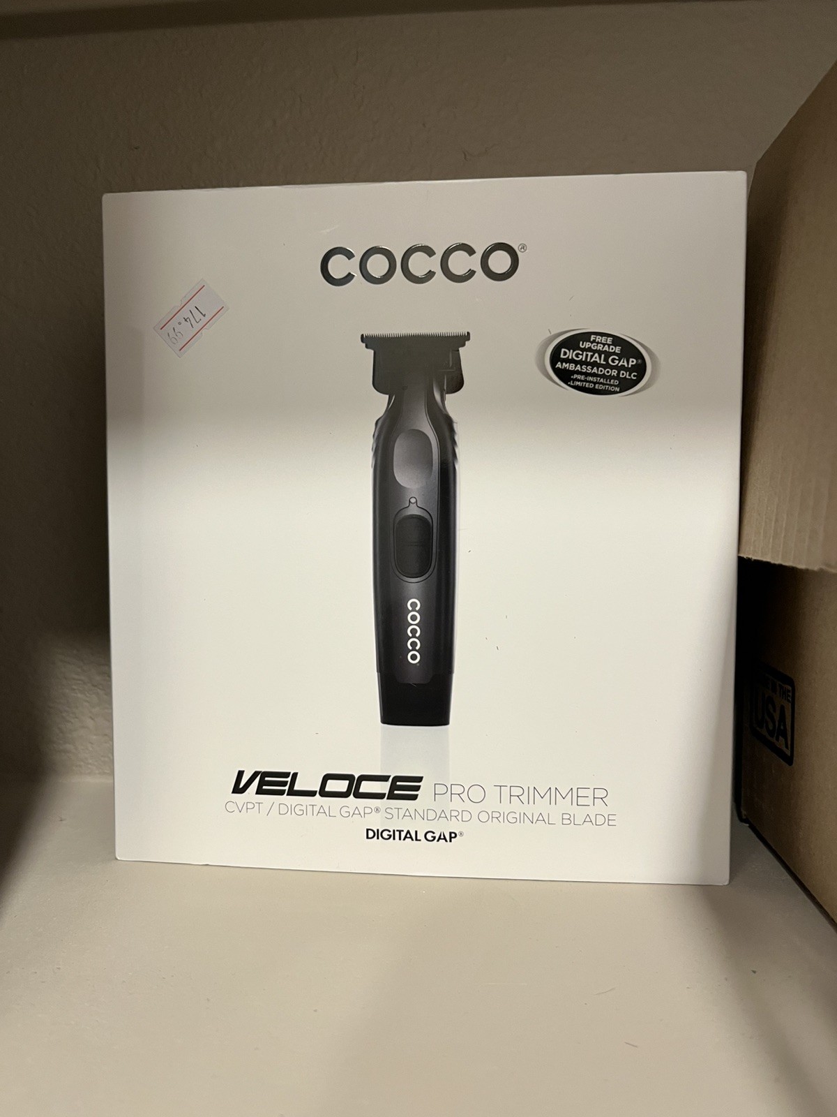 Cocco Veloce Pro Cordless Trimmer Digital Gap Ambassador DLC Blade Edger | Black