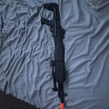 G&G Electric Airsoft Rifle AEG Folding Stock Black w/ Orange Tip