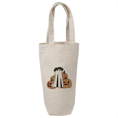 ''Kürbis Geist Halloween'' Baumwolle Weinflasche Geschenk/Reisetasche (BL00044332)