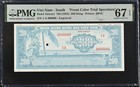 SOUTH VIETNAM 200 Dong 1955 P-14Acts1 COLOR TRIAL SPECIMEN PMG 67 EPQ UNC Pair