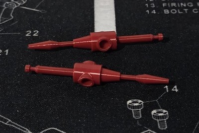 Transformers Thrust G1 3D Printed Replacement Null-Ray Set Of X2