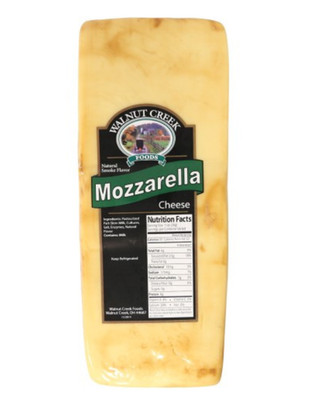 Walnut Creek Smoked Whole Milk Mozzarella Half Loaf 3 lb