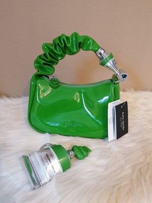 Kate Spade Squeeze Bag Green Neu mit Etikett Unbenutzt Plus Tube Chain