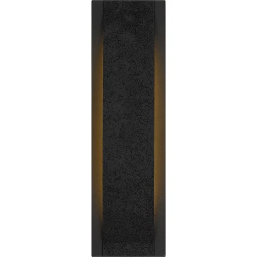 Quoizel ONX8405 Onyx 18" Tall LED Outdoor Wall Sconce - Black - Picture 6 of 7