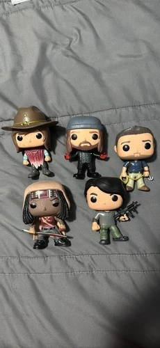 The Walking Dead Vinyl Pop Figures OOB Vaulted Funko Pop Rare Pre-Owned