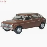 Oxford Diecast 76MX005 Austin Maxi Russet Brown OO Gauge