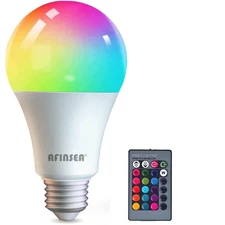RGB Color Changing Light Bulbs,9W RGB LED Light Bulbs,40W Equivalent A19 E27/...