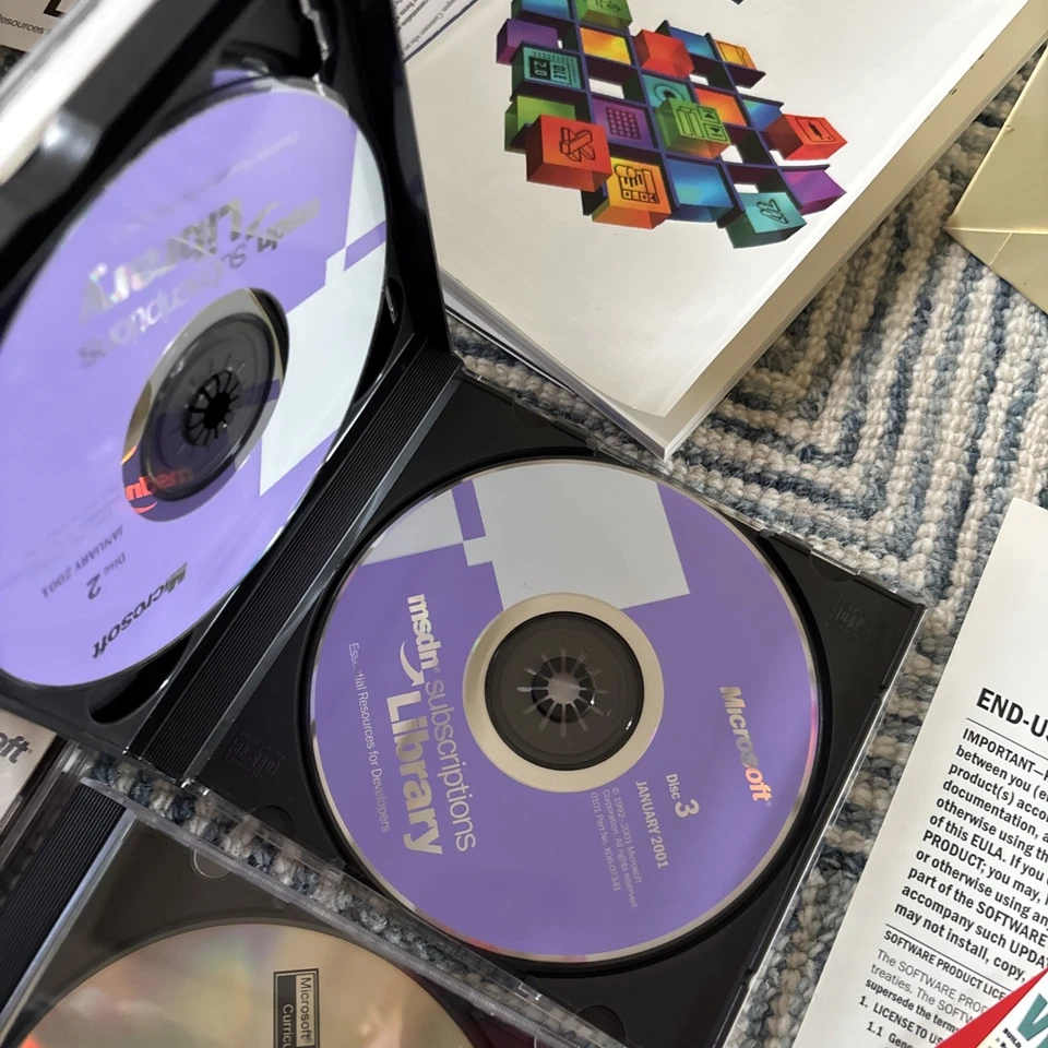 Microsoft Visual Basic 6.0 Professional Pro 6 CAJA MINORISTA Biblioteca Foto 4 de 4