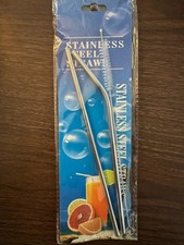 New Stainless Steel Straw 2 Pack