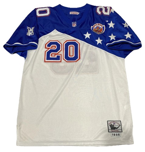 Barry Sanders Mitchell And Ness 1996 Pro Bowl Authentic Throwback Jersey XXL 56 - Picture 1 of 12