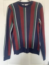 Topman Mens Stripped Jumper Size M