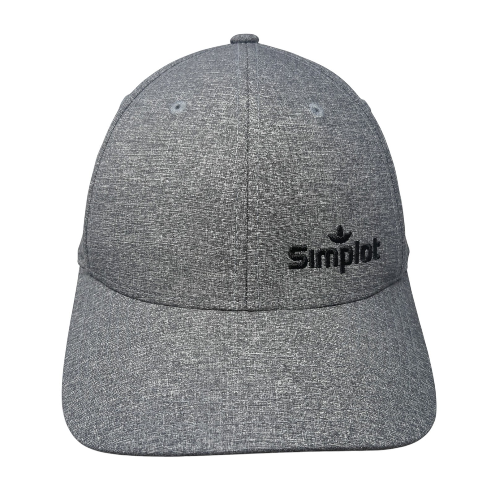 Simplot Snapback Hat Gray One Size Adjustable Emb… - image 1