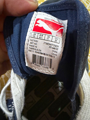 PUMA TT Super Men's Low Top Lace-Up Sneakers Blue/White Style Code 35166803