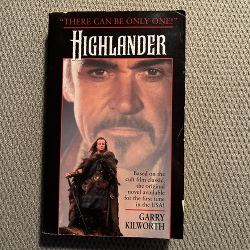 Garry Kilworth HIGHLANDER 1st American Printing Paperback MacLeod Cult Classic