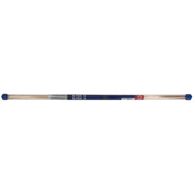 Lucas Sil-Fos 15 Brazing Alloys 15%, Silvaloy, .125in x .050in x 20in x 7 Rods i