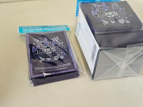 Pokemon Card Game Flip Deck Case & 64 Deck Shield Set Chandelure Pokemon Center - Picture 3 of 4