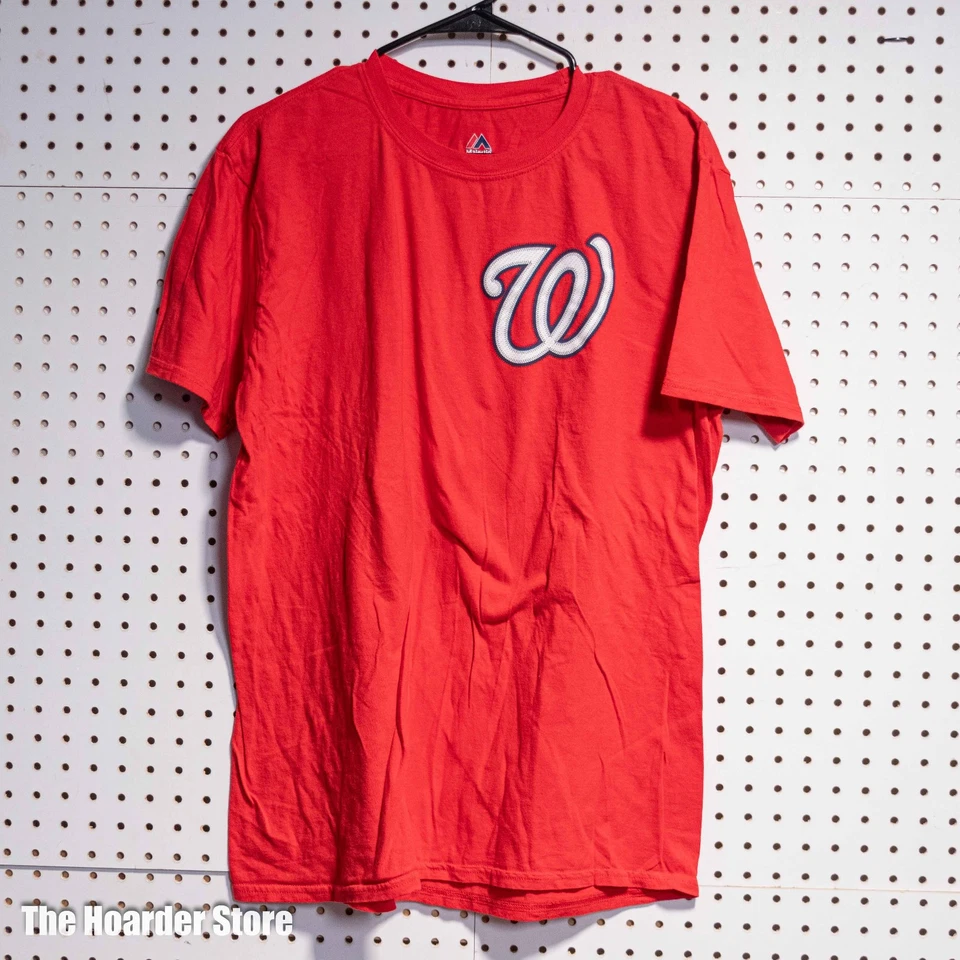 Camisa majestuosa Max Scherzer de los Nacionales de Washington de la MLB talla grande Foto 2 de 3