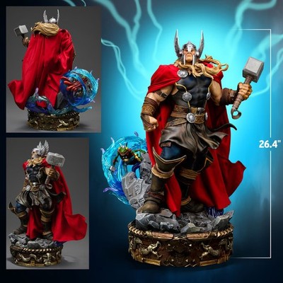 Iron Studios Marvel Unleashed Thor: Comics 1/10 Avengers Deluxe Edition Sideshow
