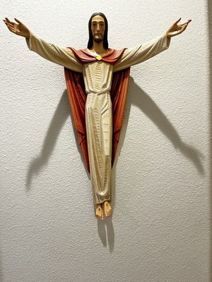The  Risen Christ  Wall Hanging, 3D, handcrafted by  DEMETZ  , Vatican Quality. 