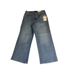 NWT NYDJ Teresa Wide Leg Ankle Jeans in Corfu - Size 10 Lift Tuck  Technology