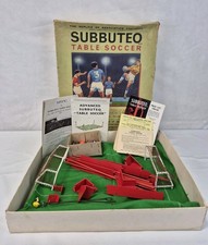 Vintage Subbuteo Table Soccer -Continental Club Edition - Boxed 1967/68 P1