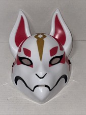 Fortnite Drift Fox Plastic Face Mask. Halloween Cosplay Epic Game 2022.