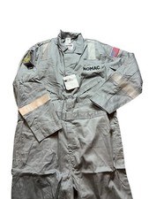 NWT Crude FR Flame Resistant Coveralls Oil Gas Fire Gray Men's 52X30