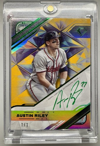 2025 Topps Diamond Icons Austin Riley Auto #1/1 Atlanta Braves ...