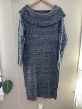 Moth Womens Sweater Dress Size XL Gray Knee Length Cozy Academia Preppy