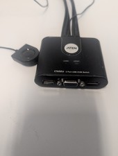 ATEN CS22U KVM-/Audio-/USB-Switch - Schwarz (...