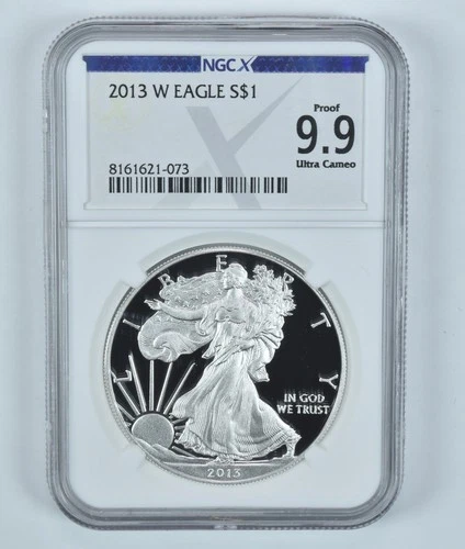 2013-W American Silver Eagle Proof 9.9 UCAM NGC X NGCX *6701