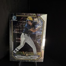 2026 Bowman Brady Ebel - Lazer Refractor - Brewers #BCP-142