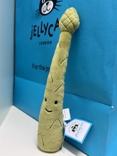 Jellycat Vivacious Asparagus Rare Retired Brand New With Tags