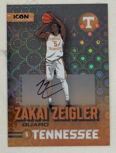 New ListingZakai Zeigler 2023-2024 Onit Athlete Tennessee Icon Series Autograph /143 Auto