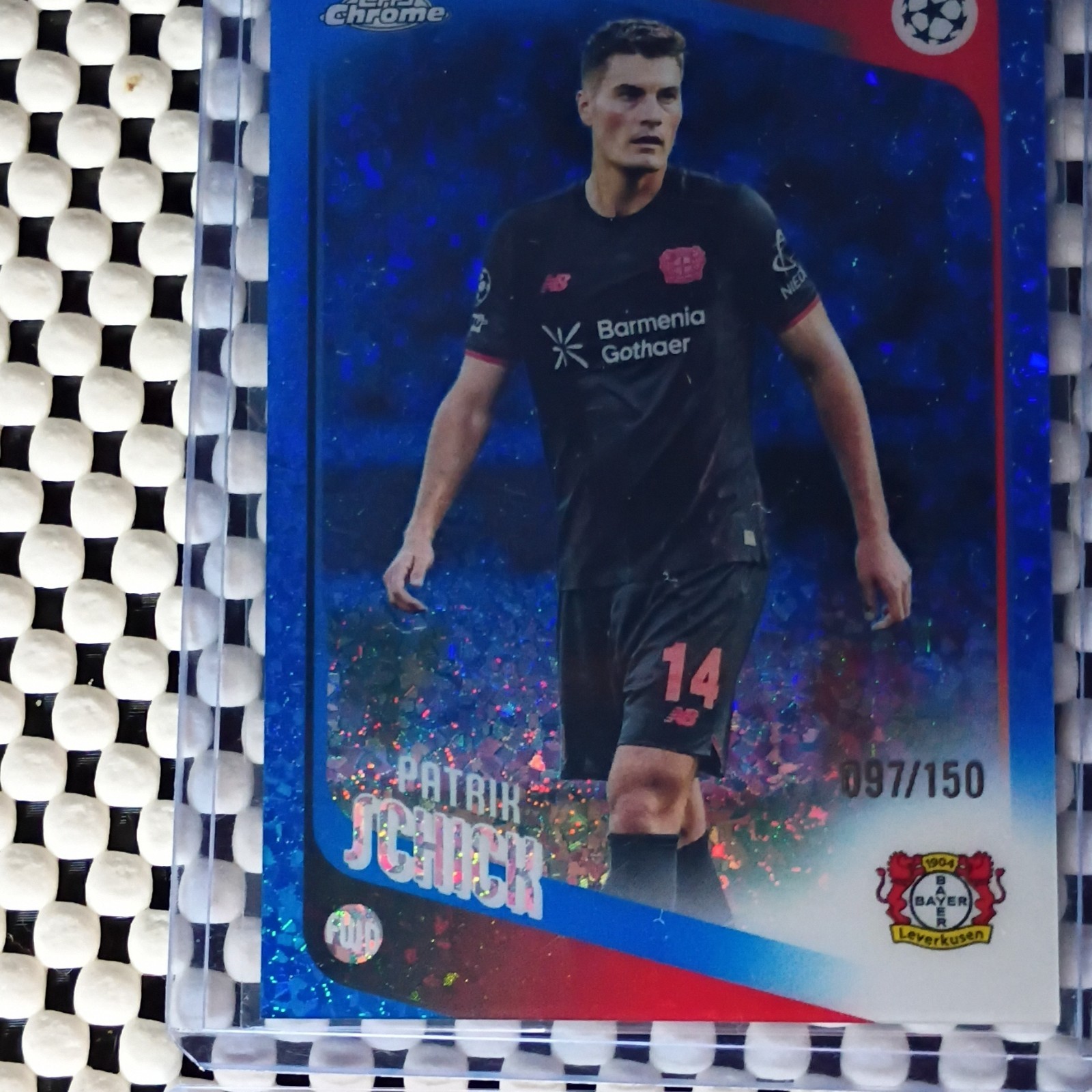 Topps 2023-26 UCL 15-Card Lot Chrome/Finest/Merlin/Prizm #’d Chiellini Auto/99 view 2