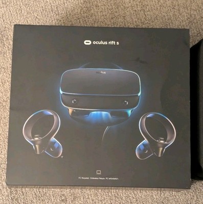 Meta Oculus Rift S PC Powered VR Gaming Headset - Black- Excellent In Box