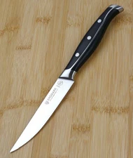 Brodark STEEL-KING Series 4.5" Serrated STEAK Knife Single, Stainless Blade, NEW