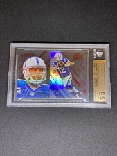Andrew Luck 2015 Panini Clear Vision - Clear Shots Red /25 Colts BGS 9.5