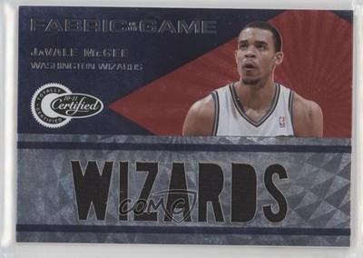 2010 Totally Certified Fabric of the Game Team Name 80/299 JaVale McGee #30 00ix