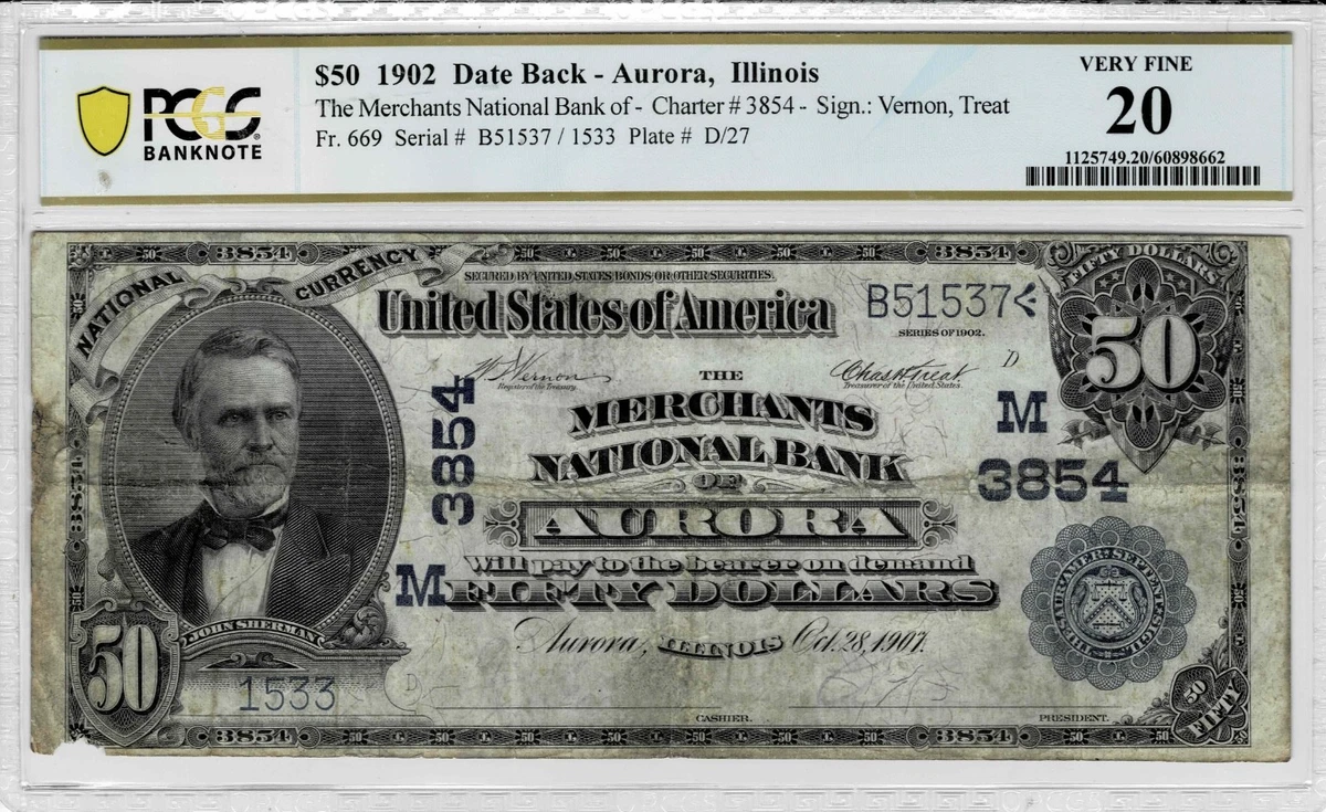 1902 Bank Note for sale | eBay
