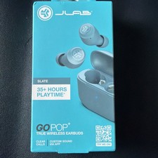 JLAB GO POP True Wireless EARBUDS  35 Hours Playtime  Custom Sound Bass Boost