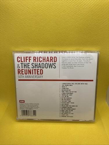 Reunited: 50th Anniversary Album by Cliff Richard & the Shadows (CD, 2009) - Bild 2 von 2