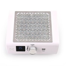 DustPro Cordless Nail Dust Collector 45K RPM Suction Quiet Vacuum White Filter