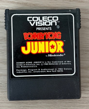 Colecovision Donkey Kong Junior Cartridge Game 1983 Free Fast Ship image