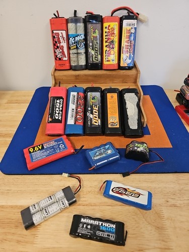 Large Lot of Used RC Airplane Car Truck Rechargeable Battery Packs UNTESTED