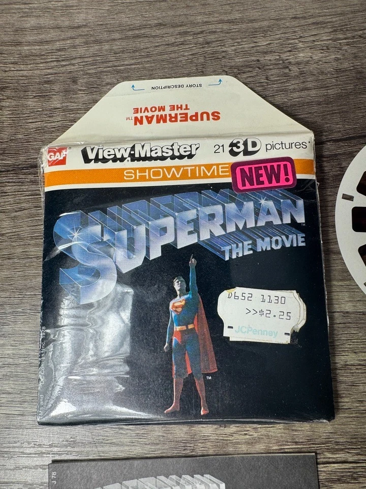 View-Master SUPERMAN THE MOVIE - J78 - 3 Reel Set + Booklet (V1) - Image 2 of 4