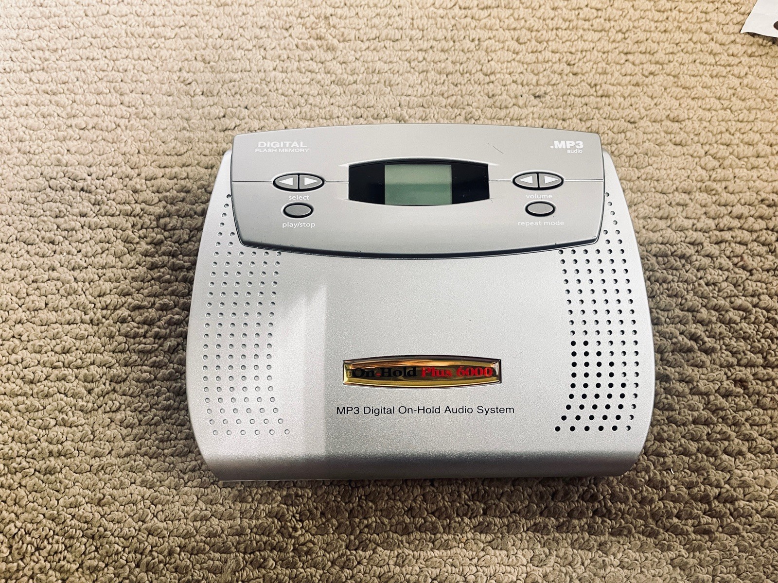 On-Hold Plus 6000 MP3 Digital On-Hold Audio System Music Used/Power On