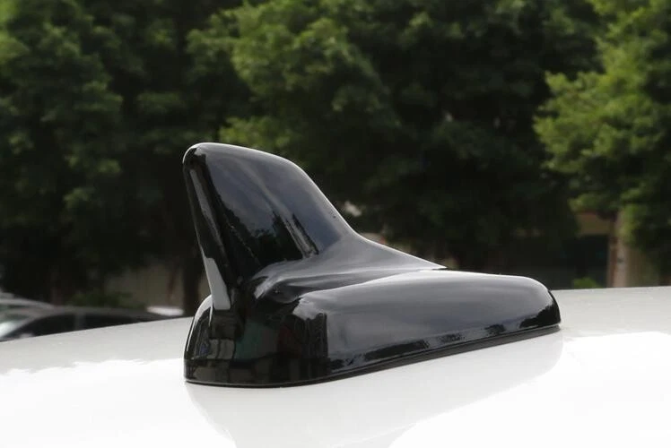 Cubierta aérea de aleta de tiburón negra brillante para Audi Q7/Q5 2016-2019/2018-2023 Foto 3 de 4