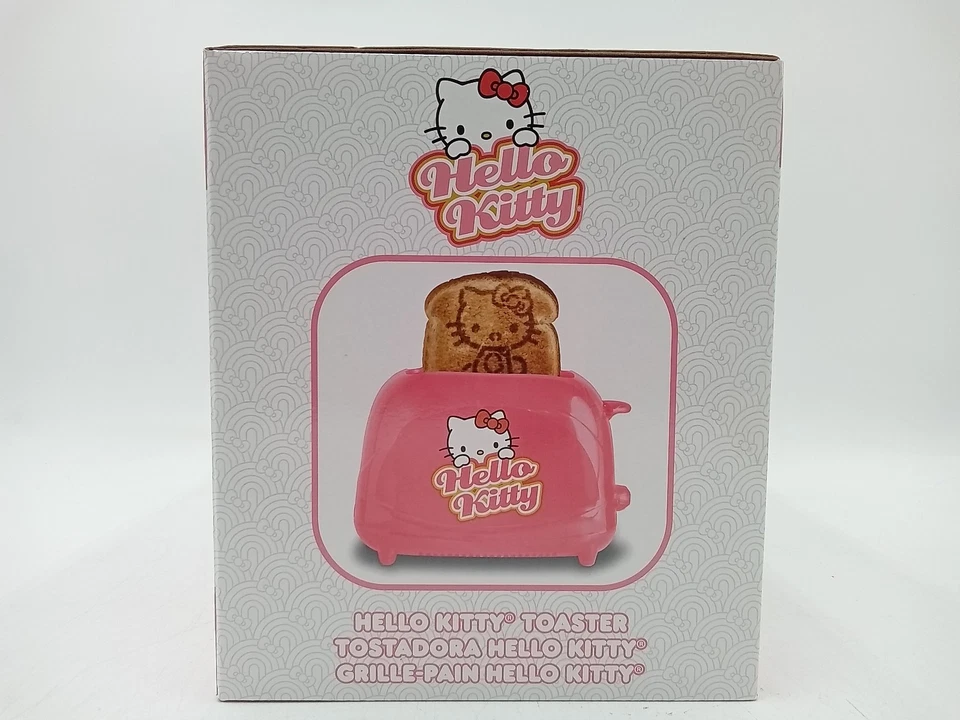 Hello Kitty 2 Scheiben Toaster Rosa Cool-Touch mit Bild auf Brot KOSTENLOSER VERSAND - Bild 4 von 4